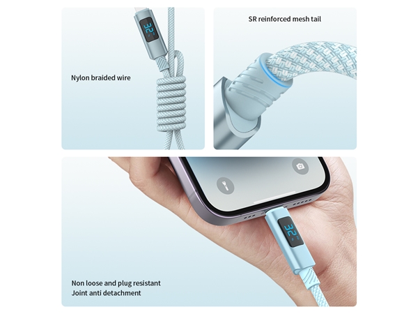 Small digital tube power display data cable C-L